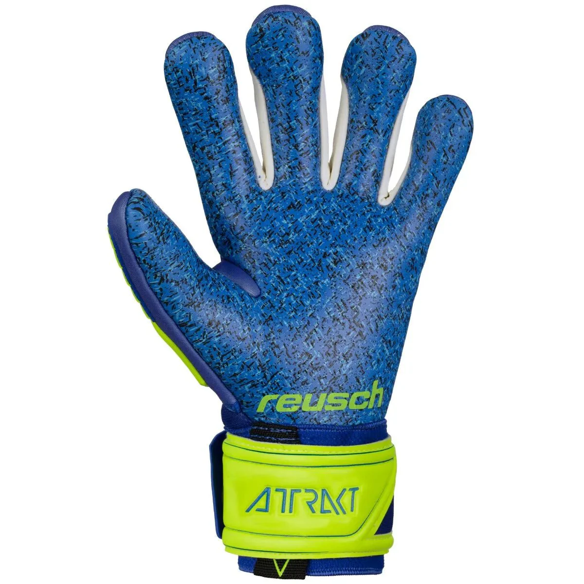 Reusch Attrakt Freegel G3 Fusion Ortho Tech LTD Goalkeeper Gloves - Royal-Volt - Image 2