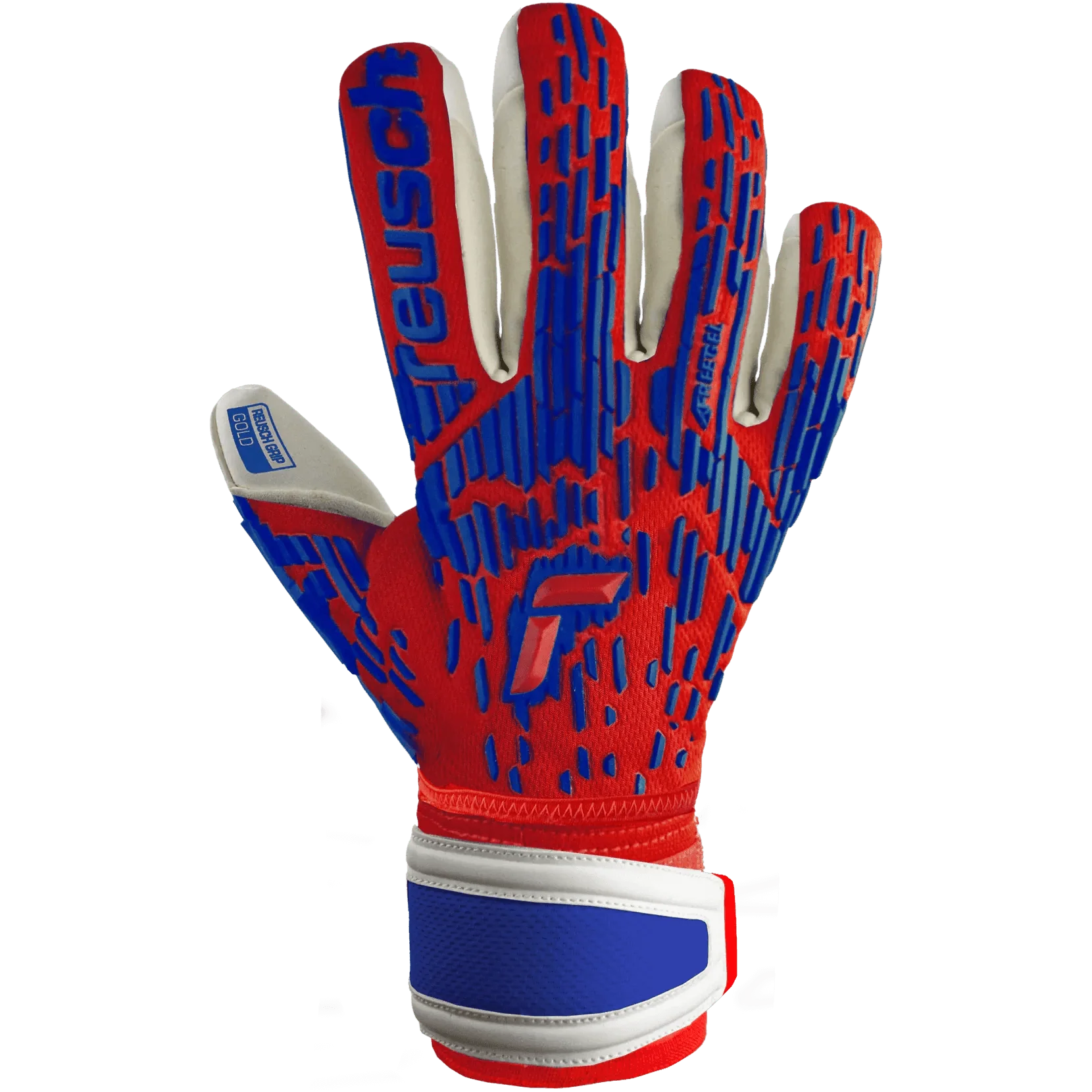 Reusch Attrakt Freegel Gold Finger Support Goalkeeper Gloves
