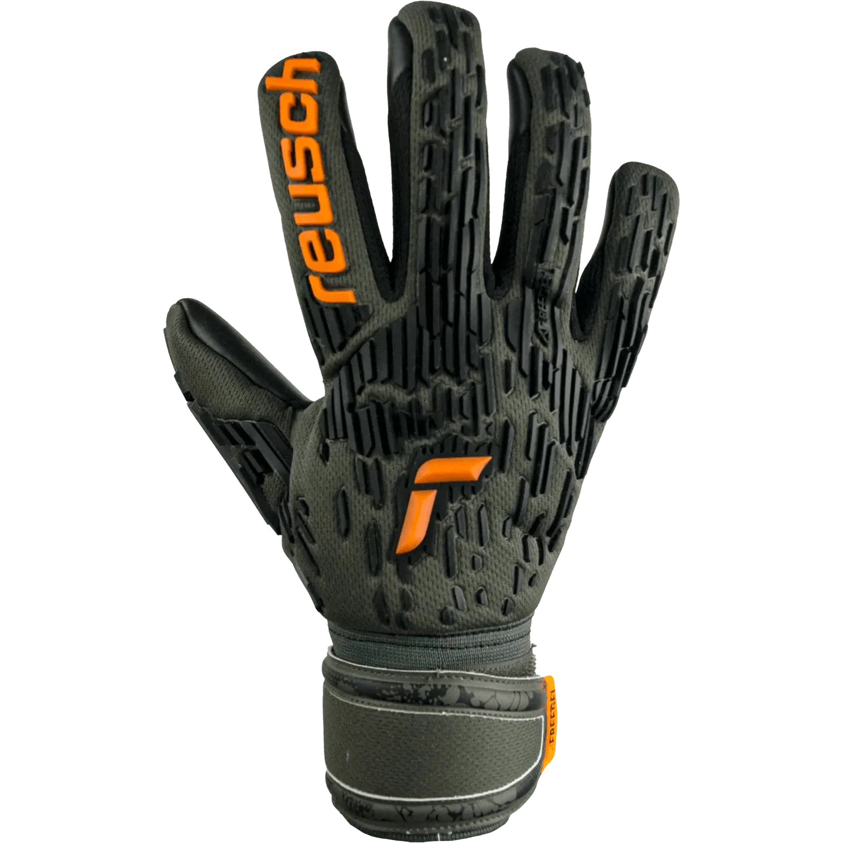 Reusch Attrakt Freegel Silver Goalkeeper Gloves - Image 2