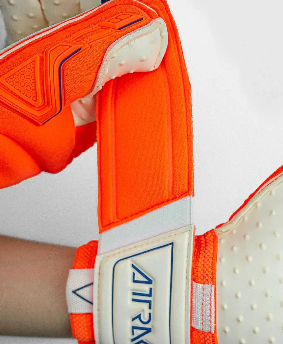 Reusch Attrakt FS Freegel Speedbump Ortho-Tec Goalkeeper Glove - Orange-Blue - Image 11