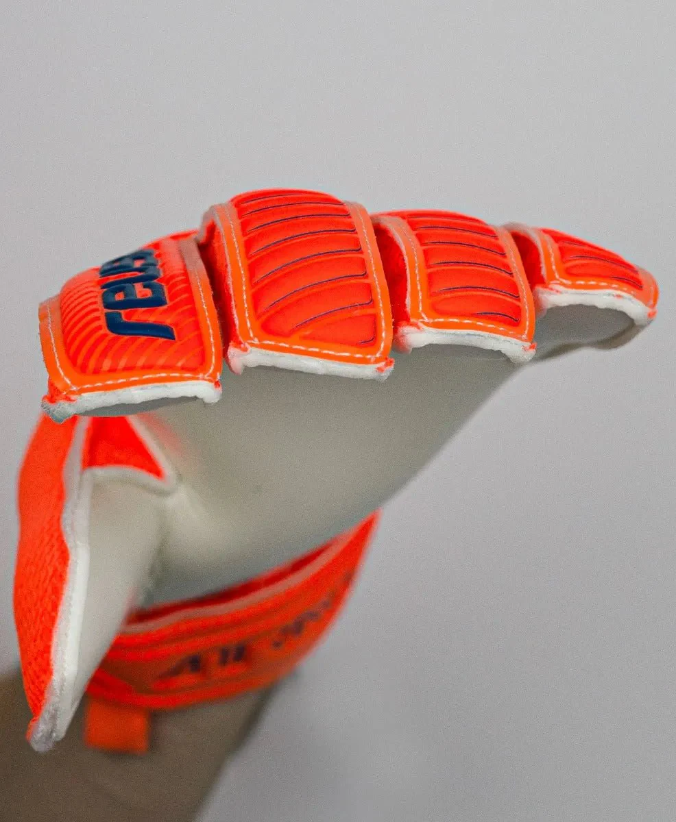 Reusch Attrakt Solid Goalkeeper Gloves - Orange-Blue - Image 5