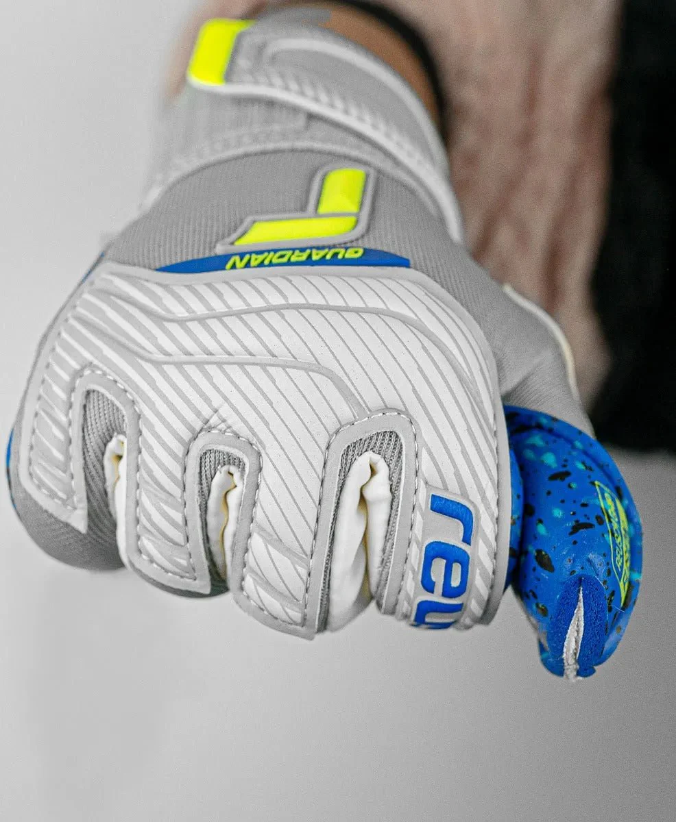 Reusch JR Attrakt Fusion FS Guardian - Grey-Yellow-Blue - Image 5