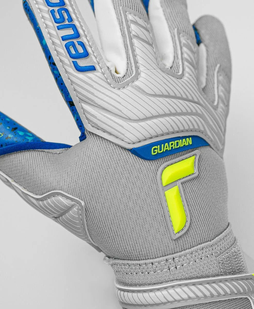 Reusch JR Attrakt Fusion FS Guardian - Grey-Yellow-Blue - Image 7