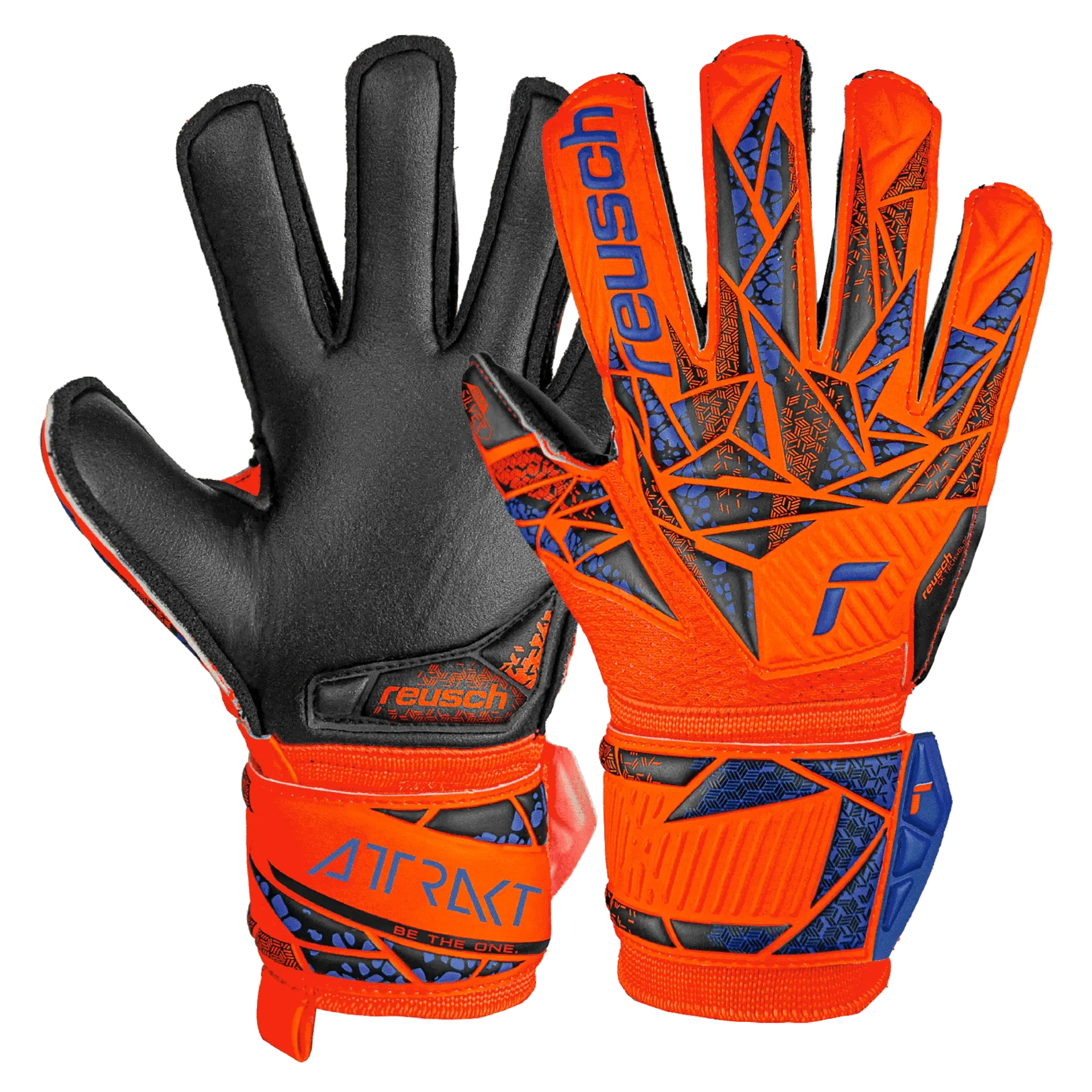 Reusch JR Attrakt Silver Goalkeeper Gloves