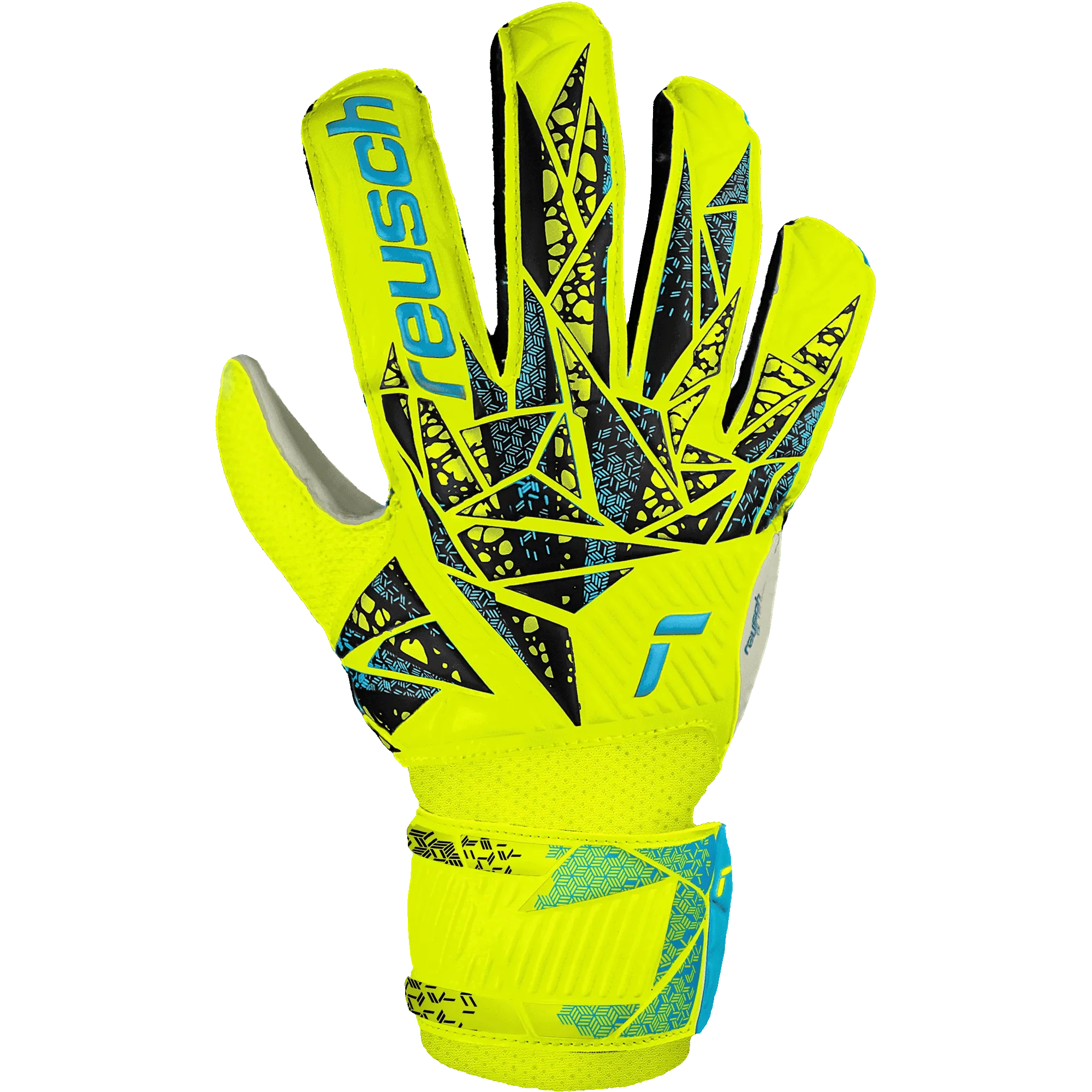 Reusch JR Attrakt Solid Goalkeeper Gloves - Image 2