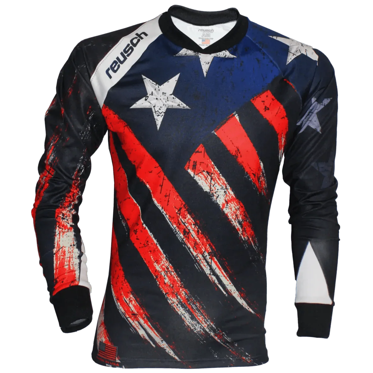 Reusch Patriot III Pro-Fit Goalkeeper Jersey - Navy-Red-White