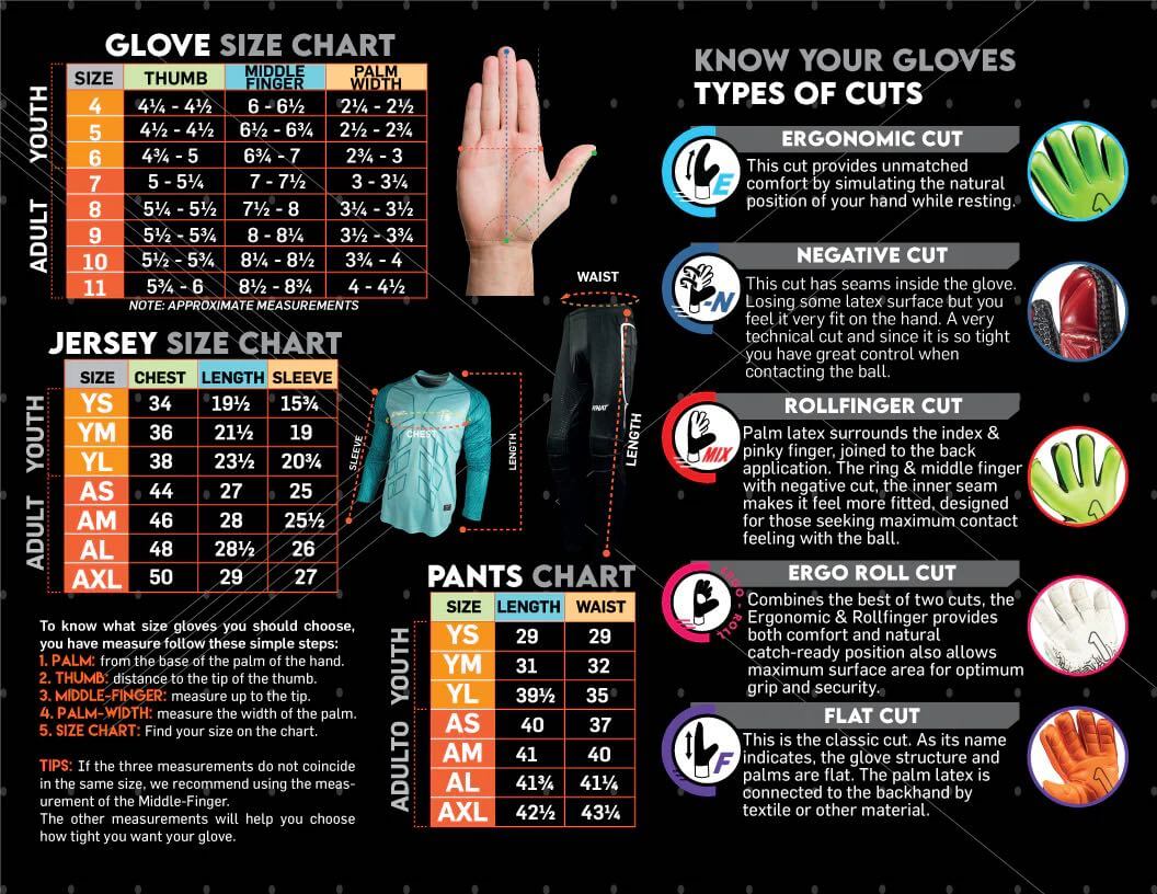 Rinat Asimetrik Training Spines Finger Protection Goalkeeper Glove - Image 3