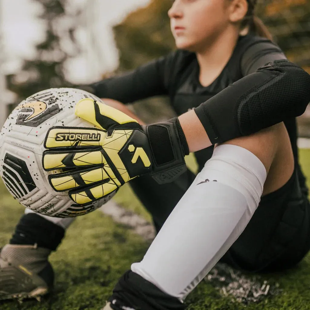 Storelli JR Gladiator 3.0 Recruit with Spine Glove - Yellow-Black - Image 4