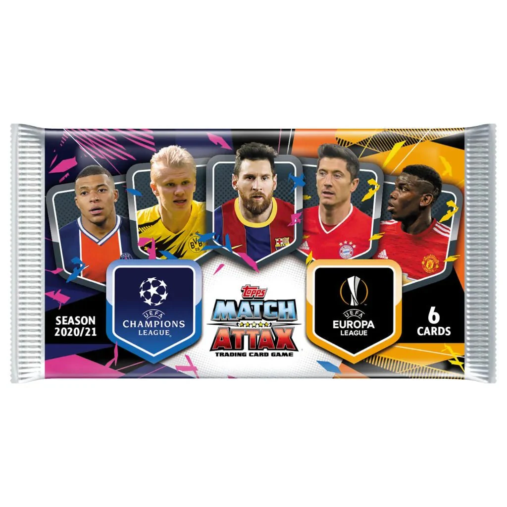 Topps 2020-21 Match Attax Champions League-Europa League Trading Cards Box (30 Packets EA) - Image 2