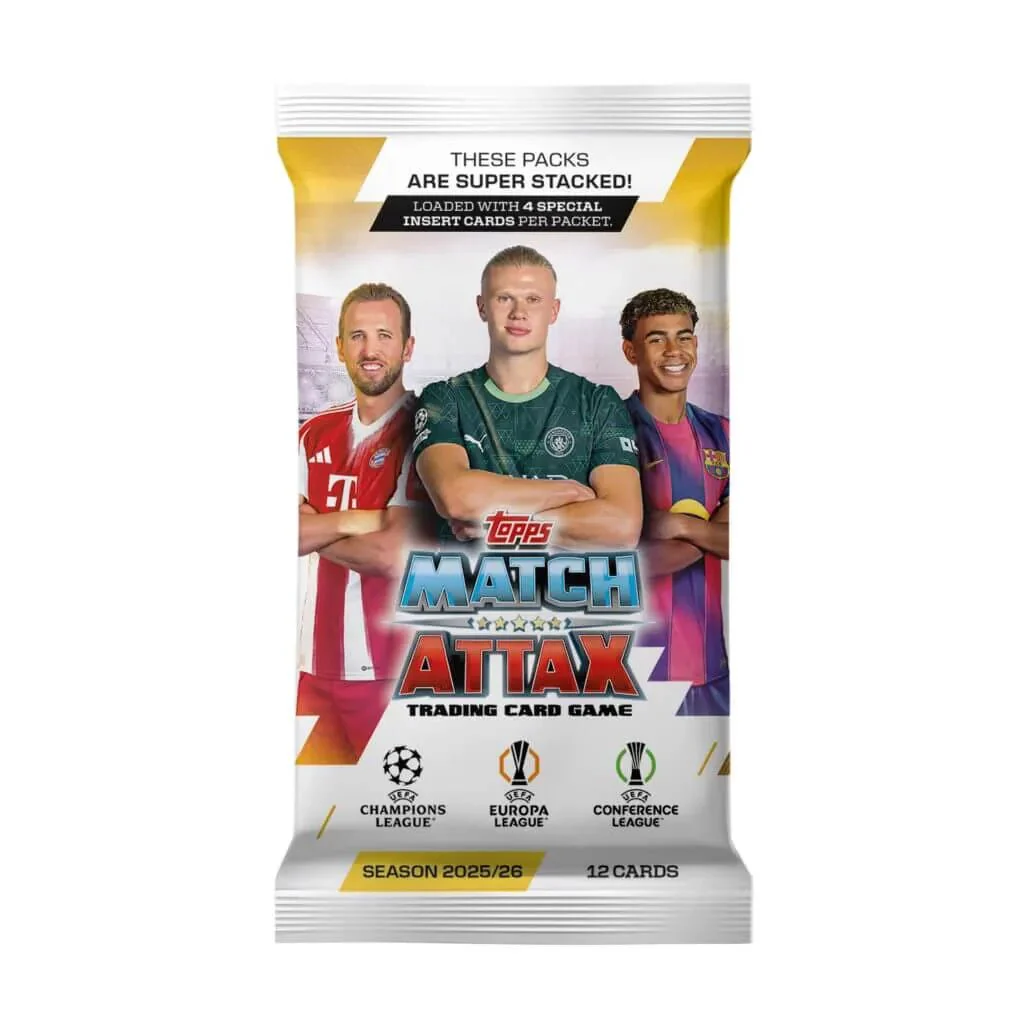 Topps 2025-26 Match Attax UEFA Champions League Cards Starter Pack (Album, 27 Cards + 2 LE) - Image 2