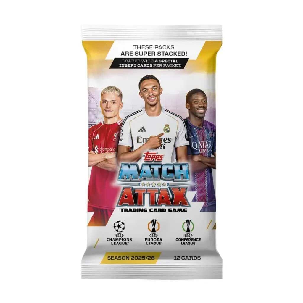 Topps 2025-26 Match Attax UEFA Champions League Cards Starter Pack (Album, 27 Cards + 2 LE) - Image 3