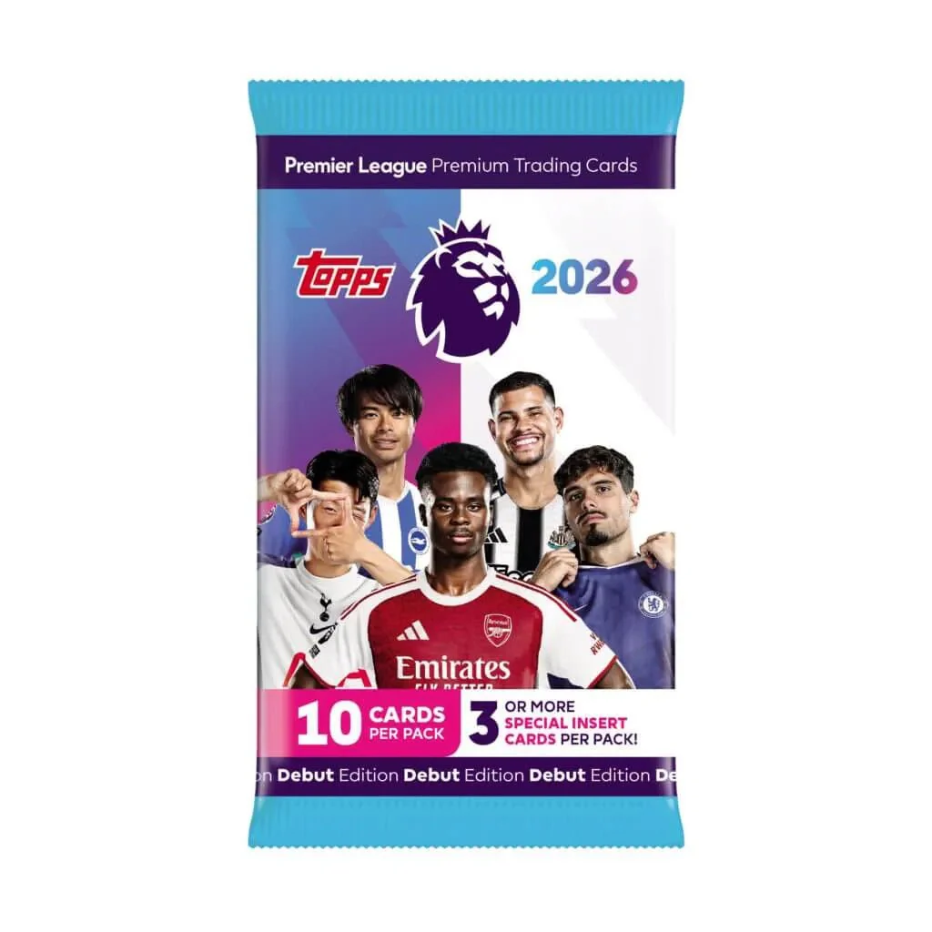 Topps 2025-26 Premier League Debut Edition Cards - Mega Multipack (40 Cards + 3 LE) - Image 2