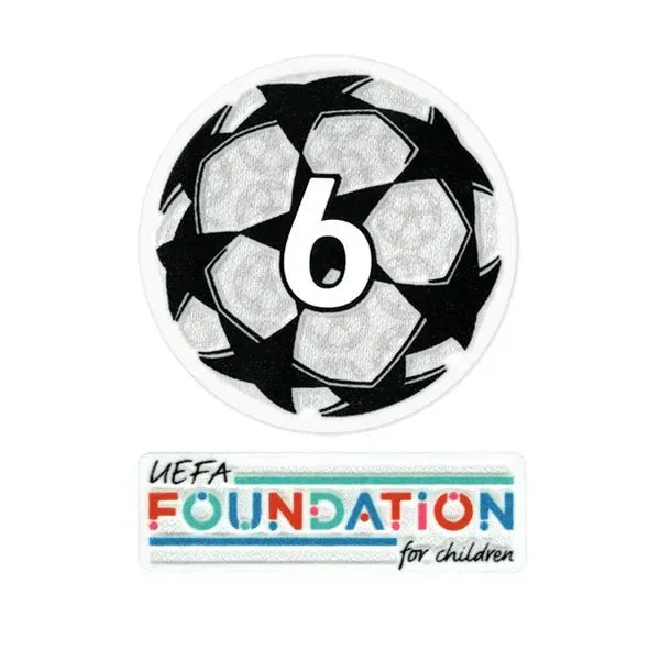 UEFA 2021-24 Liverpool/Bayern Munich Champion League YOUTH Patch Set (Foundation Patch Included)
