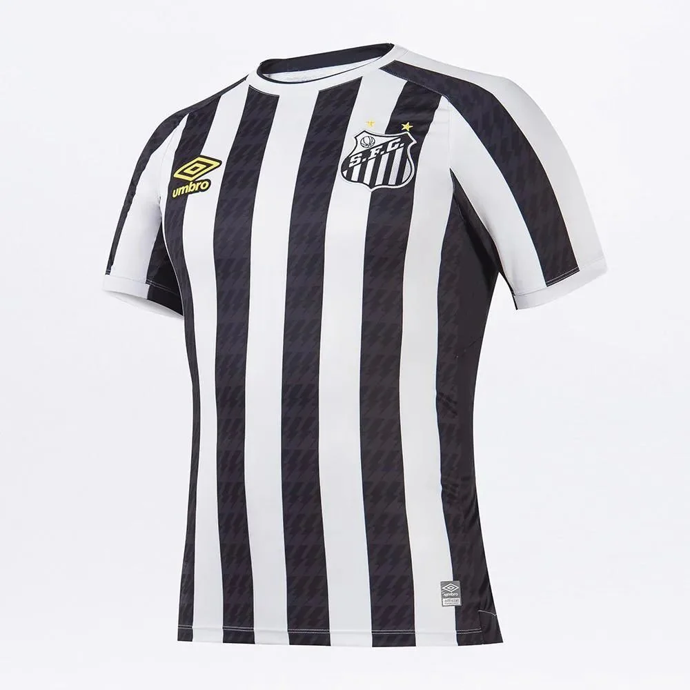 Umbro 2021-22 Santos Away Jersey - Black-White - Image 2
