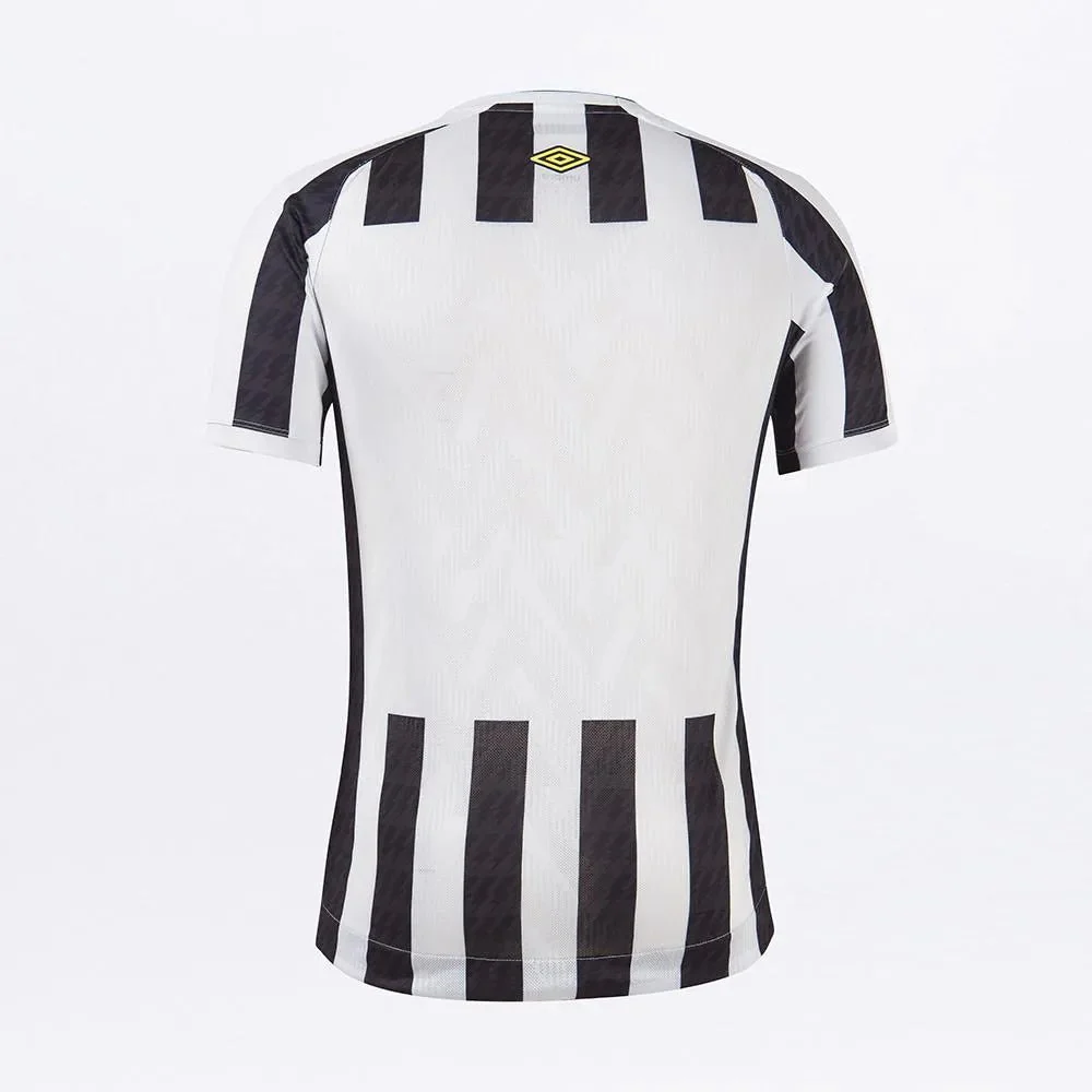 Umbro 2021-22 Santos Away Jersey - Black-White - Image 3