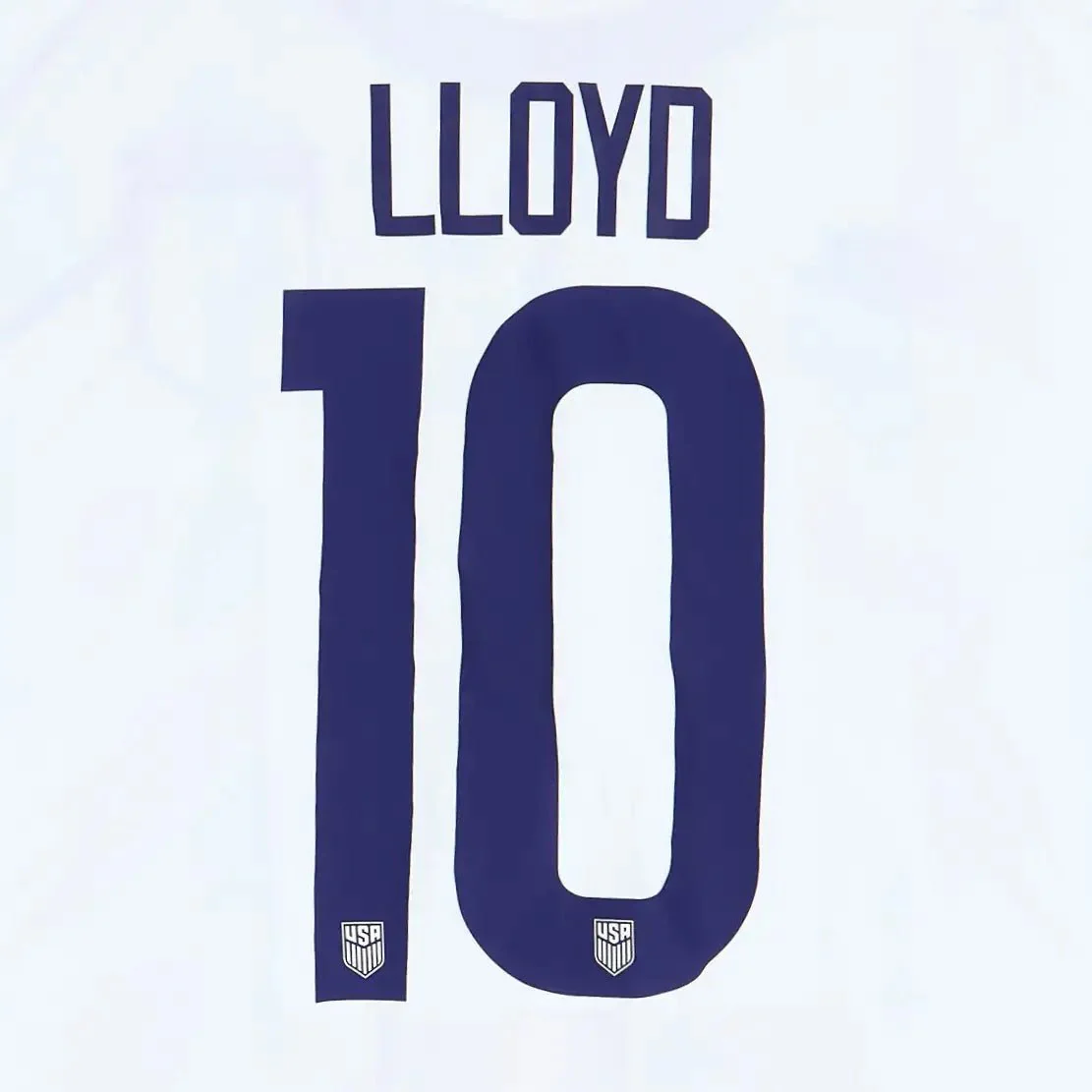 USWNT 2020/21 Home  Lloyd #10 Jersey Name Set