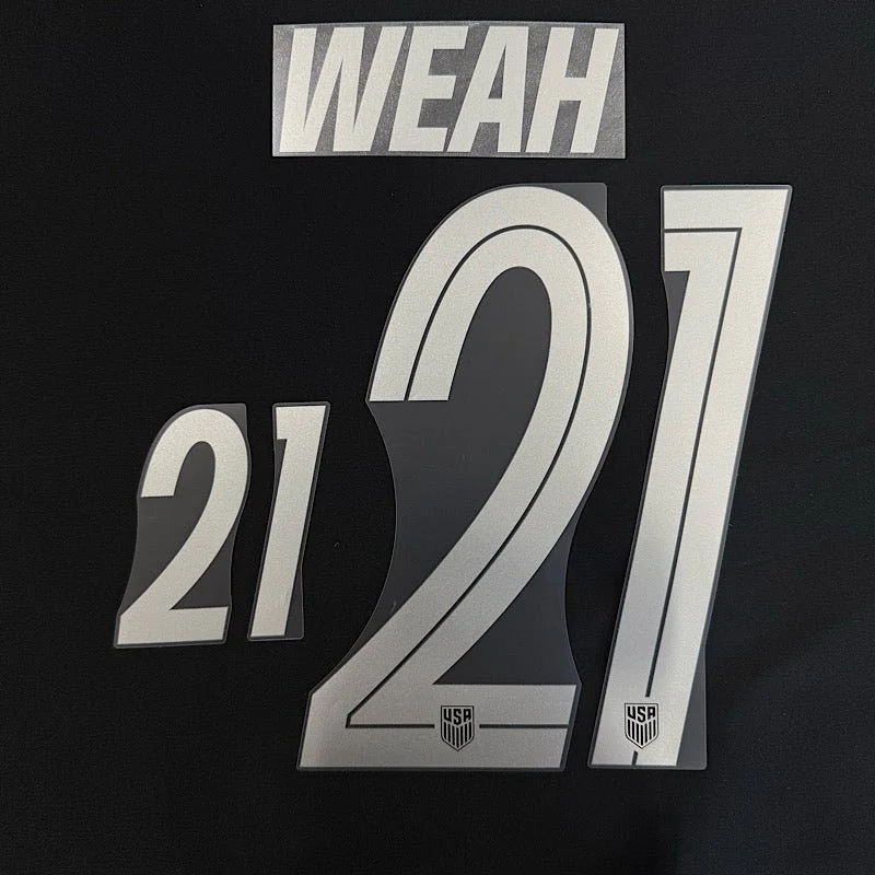 USMNT 2026- Away WEAH #21  Official Name Set
